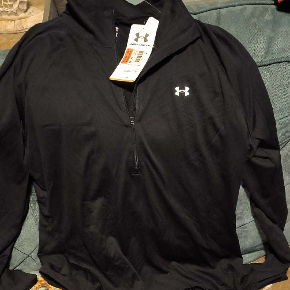 Under Armour Women's Zip Up Black Long Sleeve